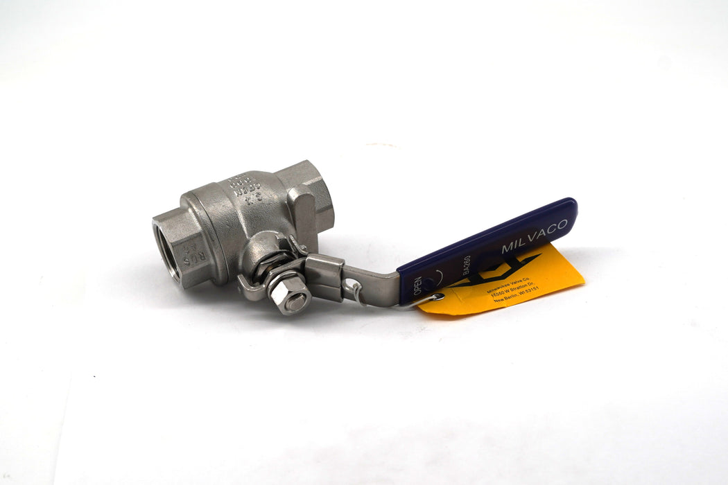 3/4"  Ball Valve – Stainless Steel