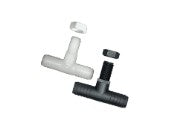 Tee 11/16" Male UN x 3/8" Barb x 3/8" Barb